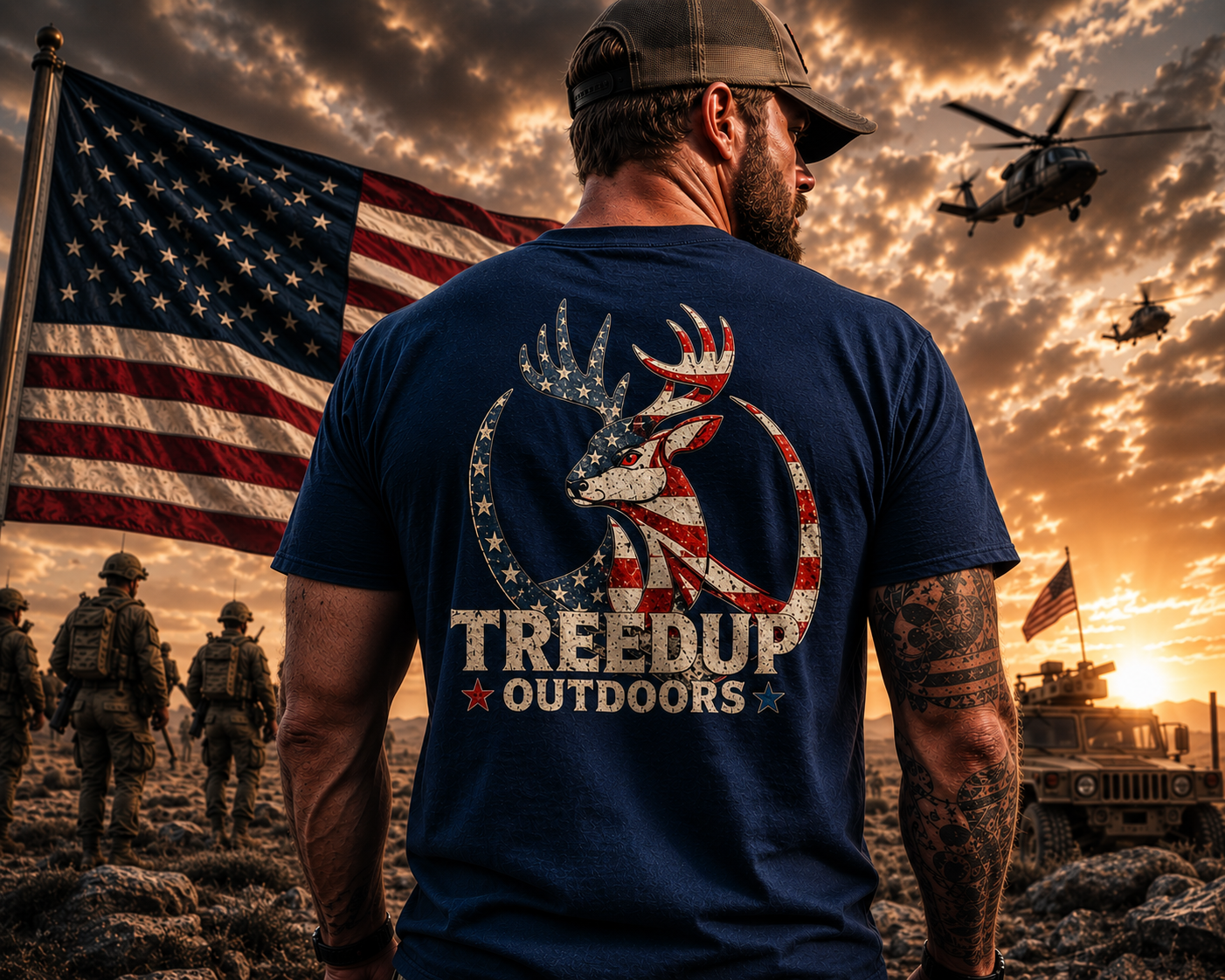 TREEDUP OUTDOORS – Limited Pre-Order Only Patriot Edition Shirt