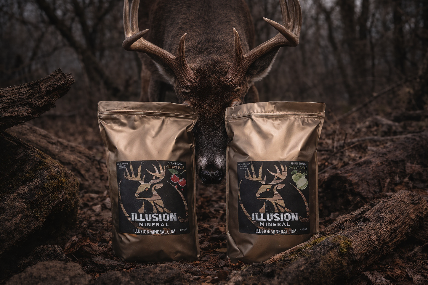 Illusion Mineral – Premium Deer Mineral for Antler Growth & Whitetail Herd Health