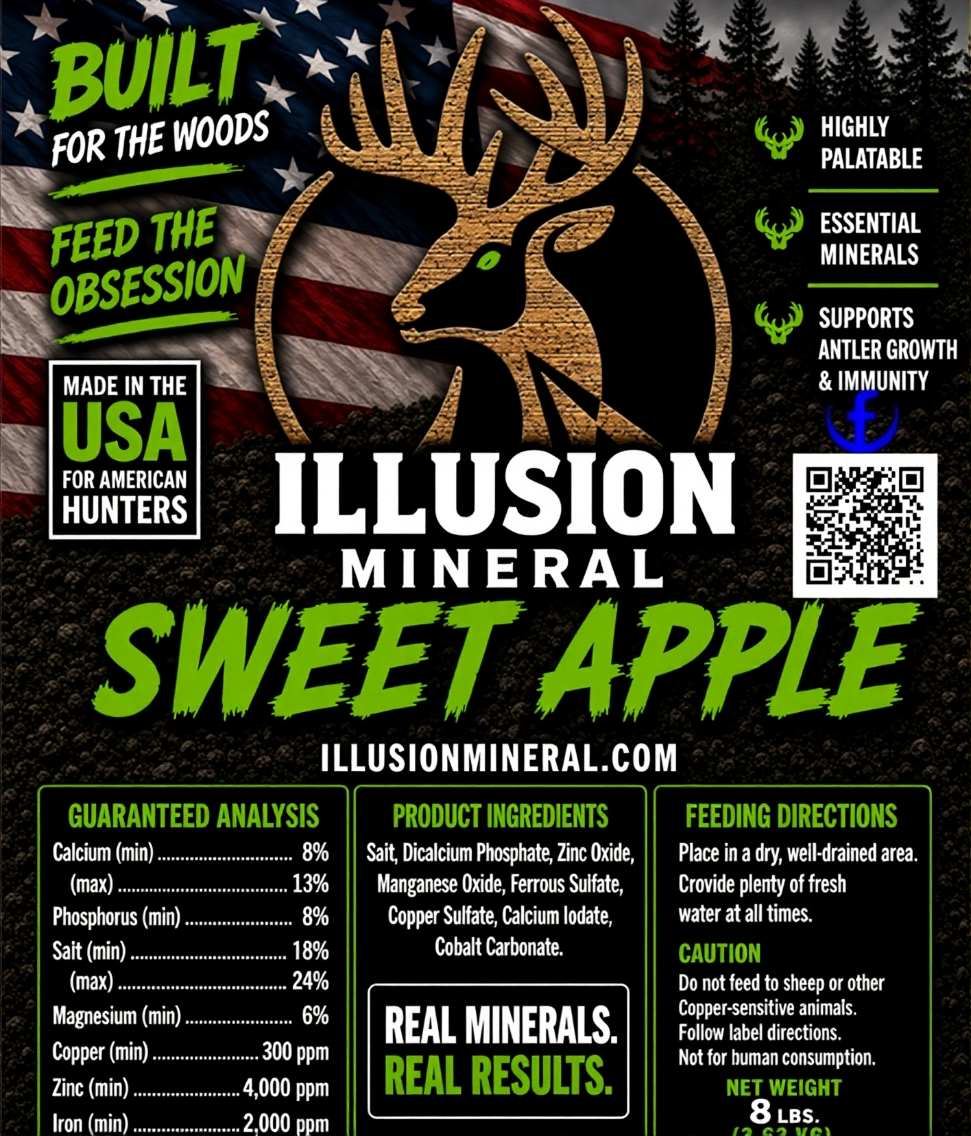 Illusion Mineral – Premium Deer Mineral for Antler Growth & Whitetail Herd Health