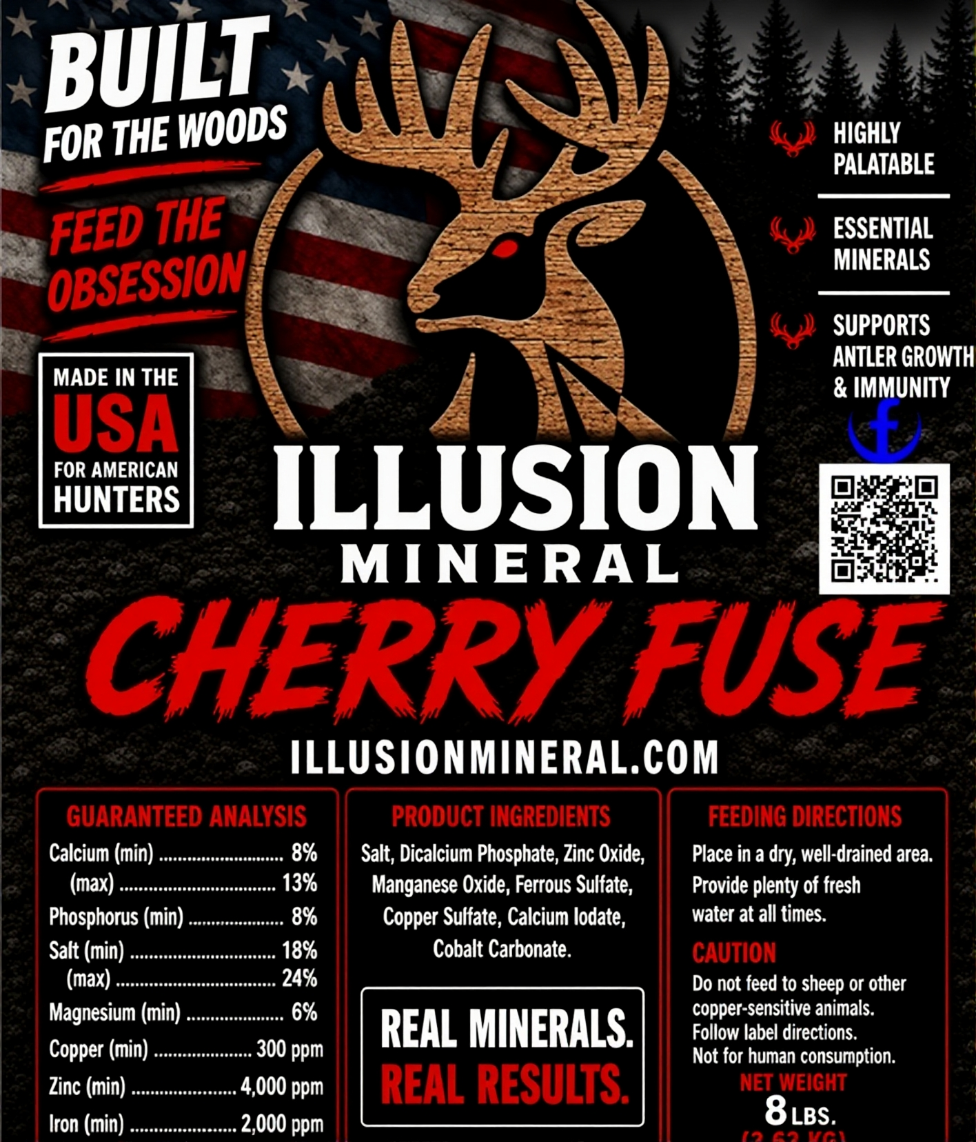 Illusion Mineral – Premium Deer Mineral for Antler Growth & Whitetail Herd Health