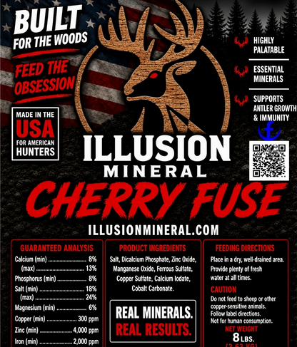 Illusion Mineral – Premium Deer Mineral for Antler Growth & Whitetail Herd Health
