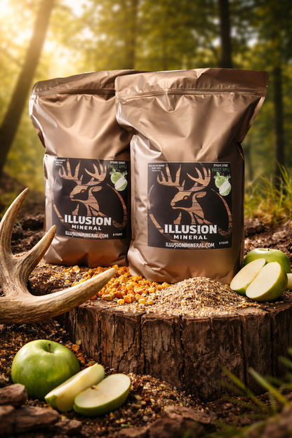 Illusion Mineral – Premium Deer Mineral for Antler Growth & Whitetail Herd Health