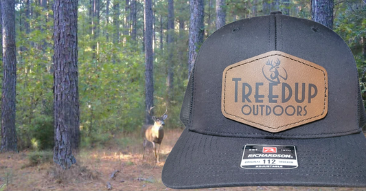 Black-Treedup outdoors logo patch hat