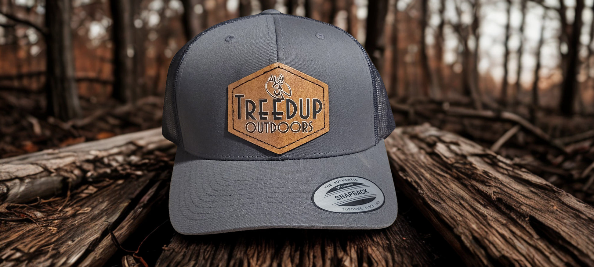 Treedup outdoors patch logo hat