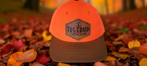 Blaze Orange-Treedup outdoors patch logo hat